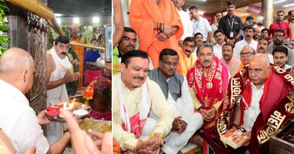 भाजपा के नए प्रदेश अध्यक्ष हेमंत खंडेलवाल ने बाबा महाकाल के किए दर्शन, उज्जैन में हुआ भव्य स्वागत