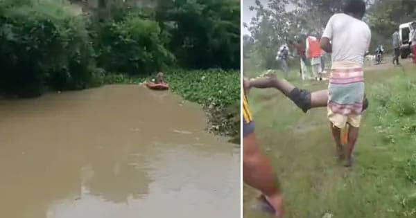 नरसिंहपुर में हादसा : नदी में डूबे तीन मासूम, 2 के शव मिले, एक की तलाश जारी, सींगरी नदी के पास डैम देखने गए थे तीनों बच्चे
