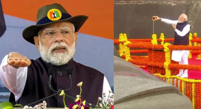 PM मोदी का विपक्ष पर तीखा वार, बोले- जो अंग्रेज न कर पाए, वो कांग्रेस ने किया
