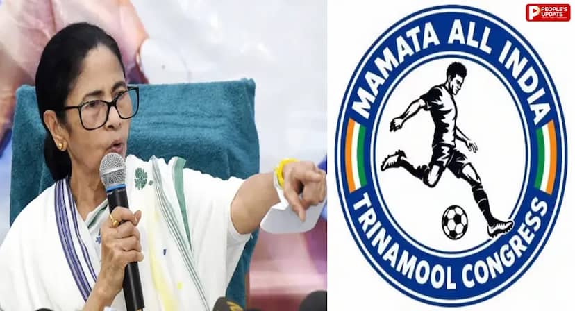 TMC के नए लोगो में फुटबॉल खिलाड़ी का चिन्ह, ममता गुट ने शुरू किया प्रचार