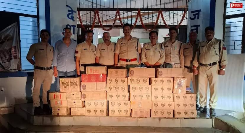 गढ़ाकोटा पुलिस की बड़ी कार्रवाई, 564 लीटर  अवैध शराब जब्त; मुखबिर की सूचना पर की कार्रवाई