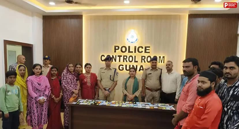 गुना: पुलिस ने साइबर ठगी के  1.35 लाख रुपए लौटाए, पीड़ितों को वापिस मिली राशि  