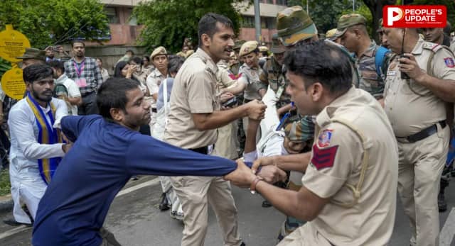दिल्ली में CJP प्रदर्शन पर पुलिस का बड़ा एक्शन, 7 हजार से ज्यादा प्रदर्शनकारी हिरासत में