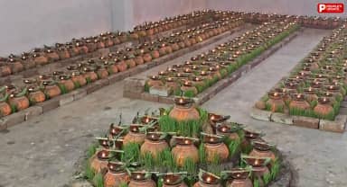 उमरेठ के श्री नगर शक्ति पीठ मंदिर में स्थापित हुए 551 मनोकामना कलश, 200 साल पुराना है इतिहास