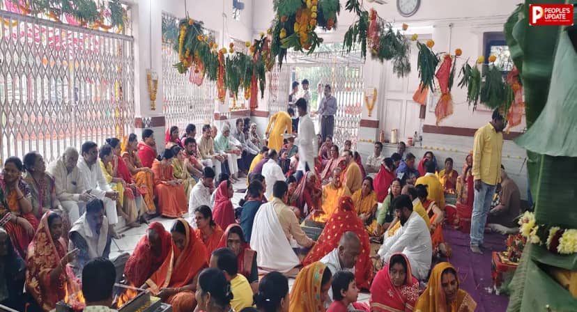 छिंदवाड़ा: दुर्गा मंदिर में महाष्टमी पर पंचकुण्डीय हवन, 1200 साल पुरानी चमत्कारी प्रतिमा