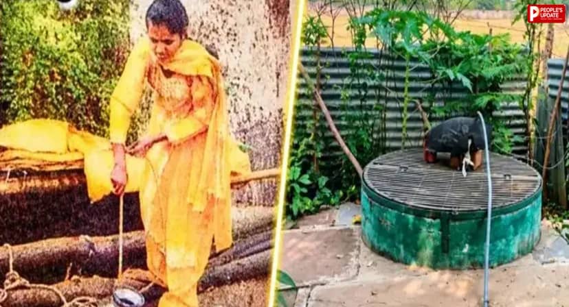हरदा: नसरीन ने अकेले खोदा 35 फुट गहरा कुआं, कई परिवारों की बुझ रही प्यास