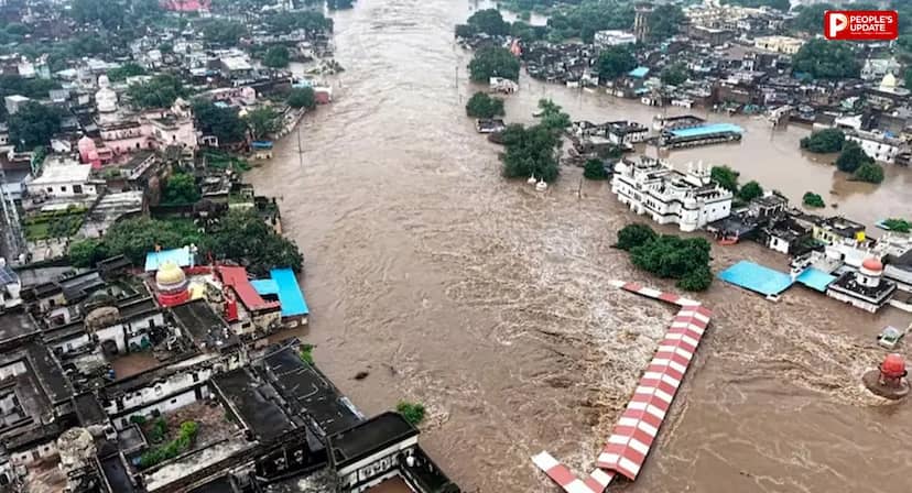 चित्रकूट में फिर बढ़ा मंदाकिनी का जलस्तर, खतरे के निशान से 2.05 मीटर ऊपर बह रहा पानी