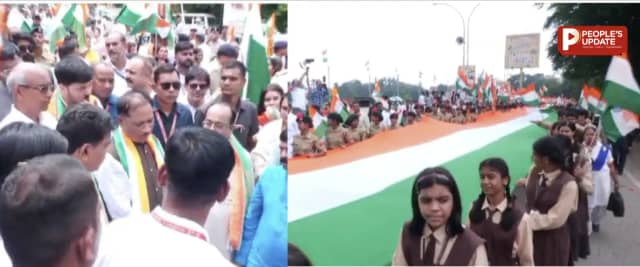  छत्तीसगढ़ में तिरंगा यात्रा का आगाज, CM साय ने दिखाई हरी झंडी,दीपक बैज का BJP पर तीखा हमला