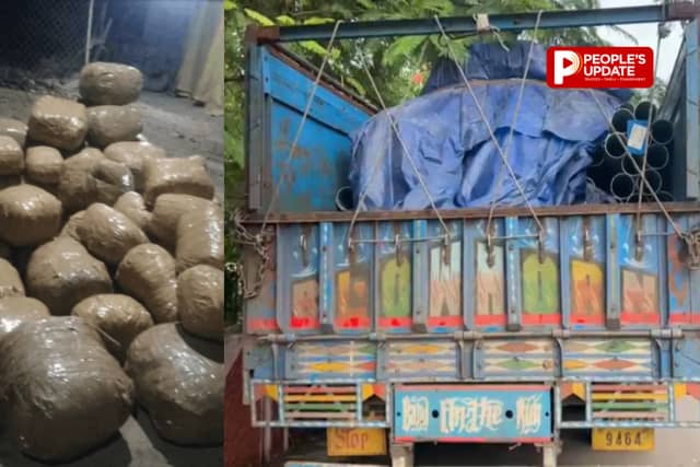 रायपुर में गांजा तस्करी पर DRI का बड़ा शिकंजा, पाइप की आड़ में 250 किलो गांजा जब्त