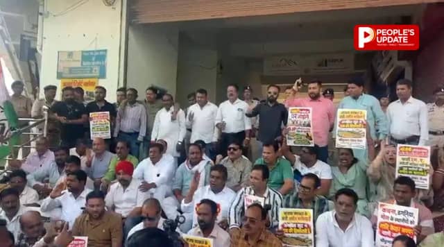 RDA जमीन आवंटन विवाद,मंत्री की पत्नी से जुड़ी कंपनी को सड्डू में प्लॉट का आरोप, कांग्रेस ने घेरा RDA दफ्तर
