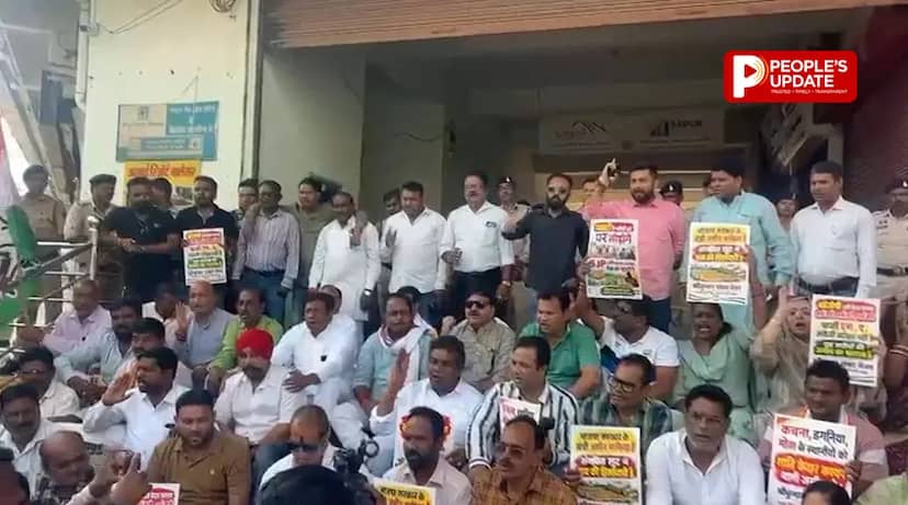 RDA जमीन आवंटन विवाद,मंत्री की पत्नी से जुड़ी कंपनी को सड्डू में प्लॉट का आरोप, कांग्रेस ने घेरा RDA दफ्तर