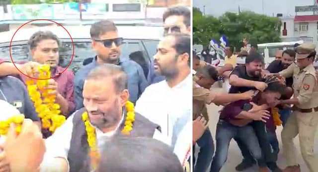 रायबरेली में स्वामी प्रसाद मौर्य पर हमला, स्वागत के दौरान युवक ने जड़ा थप्पड़, समर्थकों ने की जमकर पिटाई 