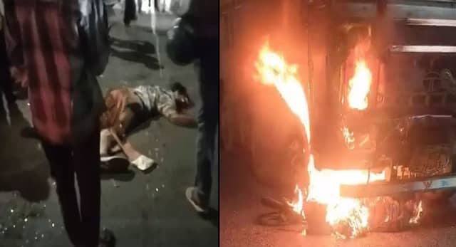 1KM तक मौत का तांडव करता रहा बेकाबू ट्रक, सैकड़ों लोगों को रौंदा, भीषण हादसे में युवक के हाथ-पेैर कटे 