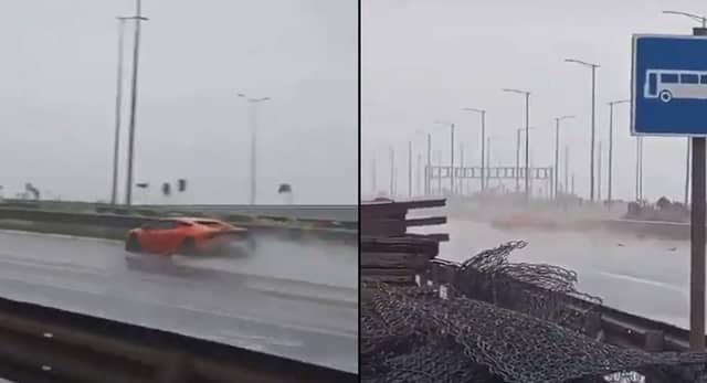 मुंबई के कोस्टल रोड पर तेज रफ्तार लैम्बॉर्गिनी का एक्सीडेंट, लग्जरी कार क्षतिग्रस्त; सामने आया VIDEO