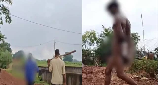 मऊगंज में युवक से मारपीट, निर्वस्त्र कर गांव में घुमाया; सामने आया VIDEO