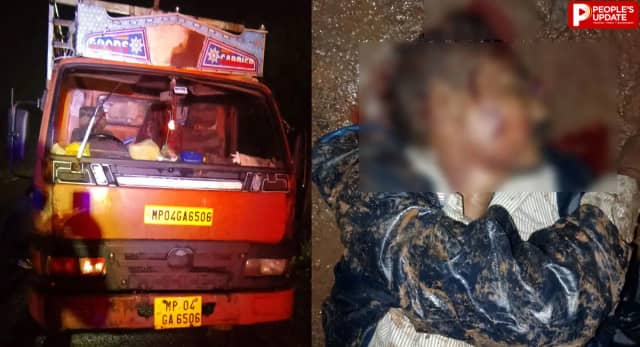 सोहागपुर में बाइक और आयशर ट्रक की जोरदार भिड़ंत, युवक की मौके पर मौत; चालक फरार