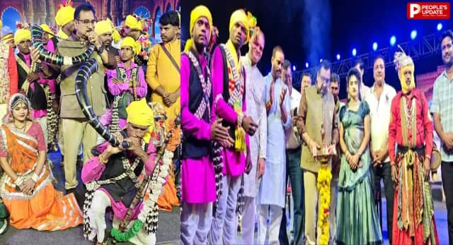 हरसूद में रानी दुर्गावती जयंती समारोह का आगाज, निमाड़ की लोककलाओं ने बांधा समां