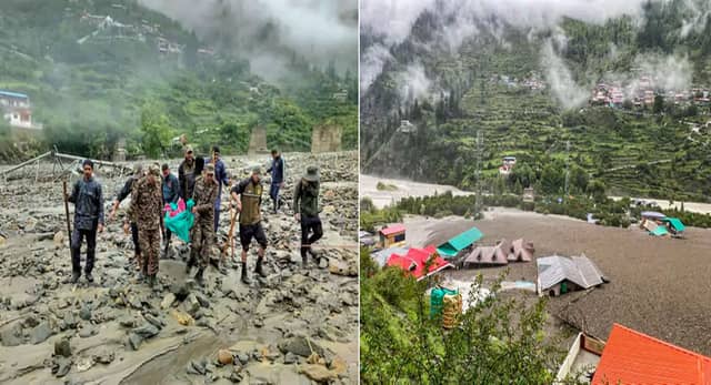 उत्तराखंड के धराली में तबाही : मलबे में दफन है गांव, न सड़क बची न बाजार; अब तक 5 की मौत, कई लापता