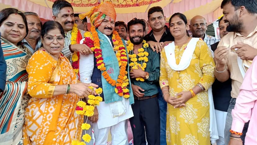 राष्ट्रीय महामंत्री बनने के बाद पहली बार धामनोद पहुंचे गजेंद्र सिंह पटेल, भाजपा कार्यकर्ताओं ने किया भव्य स्वागत