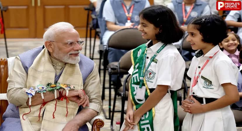 रक्षाबंधन पर बच्चों संग दिखा PM मोदी का खास अंदाज, राजनाथ सिंह ने बंधवाई राखी, राष्ट्रपति मुर्मू ने भी दिया संदेश