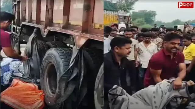 खरगोन में दर्दनाक हादसा, ट्रक ने बाइक को कुचला, दबने से युवती की मौत, हाईवे पर लगा 5 किमी लंबा जाम 