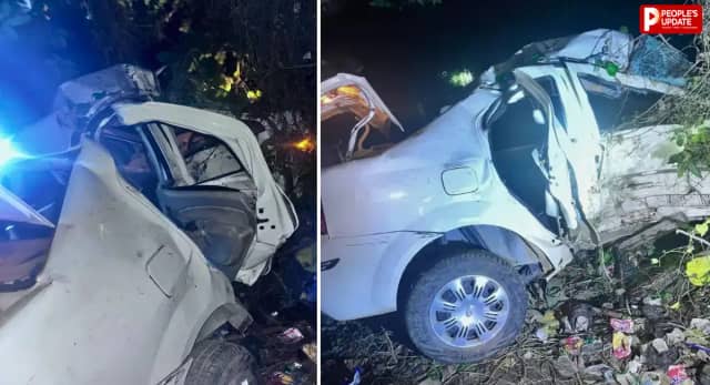 UP के कुशीनगर में तेज रफ्तार कार पेड़ से टकराई, 4 युवकों की मौत, 3 घायल