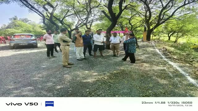खिलचीपुर में बराई माता मंदिर में नवरात्रि की तैयारियां पूरी, सुरक्षा और सफाई व्यवस्था का अधिकारियों ने लिया जायजा