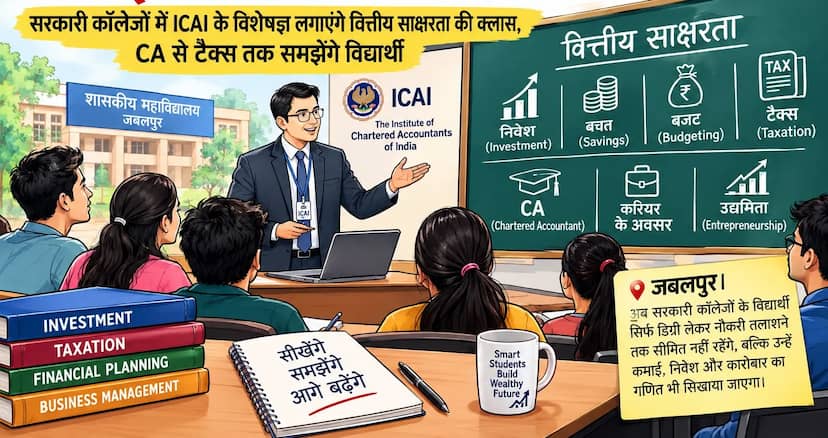 विद्यार्थियों को पढ़ाई के साथ रोजगार की तैयारी, आईसीएआई विशेषज्ञ देंगे विशेष प्रशिक्षण