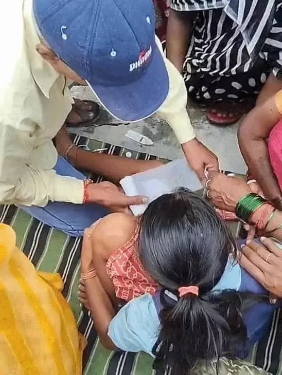 सतना के सरकारी प्राइमरी स्कूल में बरामदे का प्लास्टर गिरा, 4 छात्र घायल