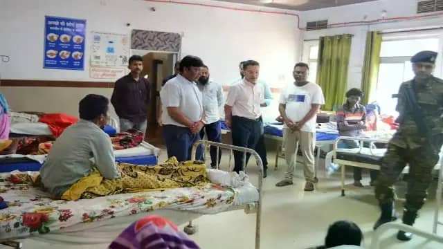 बालाघाट जिला अस्पताल में कलेक्टर का औचक निरीक्षण, खराब बेड बदलने और लॉन्ड्री ठेका निरस्त करने के निर्देश