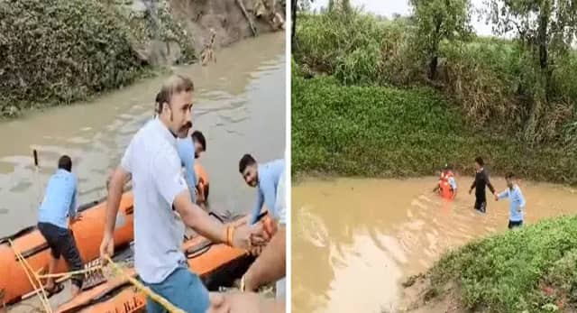 रातभर चले रेस्क्यू के बाद मिला गोलू का शव