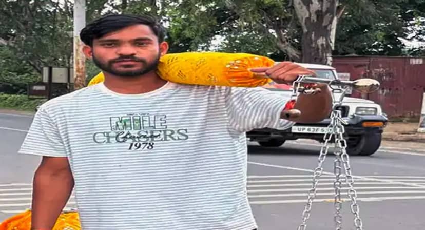 कार ने कांवड़िए को मारी टक्कर, मौत: दोस्तों के साथ ओंकारेश्वर से उज्जैन जा रहा था; तेजाजी नगर बायपास पर हादसा