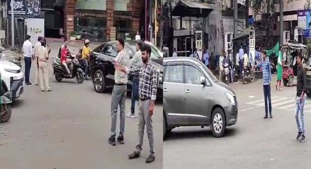 जब कलम छोड़ सड़क पर उतरे पत्रकार:रीगल का जाम कराया सुचारु,पुलिस के साथ मिलकर संभाली व्यवस्था