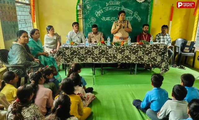 बेगमगंज में बच्चों को तनाव से उबारने और आत्महत्या रोकने कार्यशाला में दी समझाइश