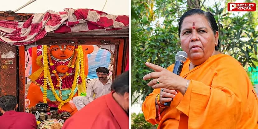 उज्जैन के खड़े हनुमान मंदिर पर उमा भारती का सीएम को सुझाव, भोपाल में मस्जिद को बचाकर सड़क बनाई, वैसा ही ‘विकास’ करें
