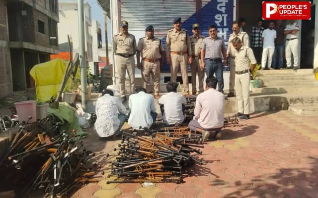 सीहोर में बारूद का अवैध कारोबार बेनकाब: 30 किलो विस्फोटक और 585 गजकुंडियां जब्त, चार आरोपी गिरफ्तार