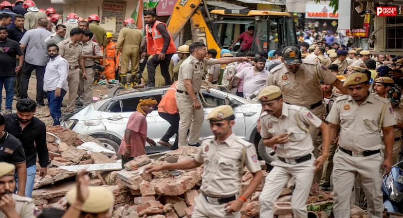 सत्य निकेतन में मौत का मलबा! 5 मंजिला इमारत ढही, 6 की मौत,  CCTV में दिखा खौफनाक मंजर  