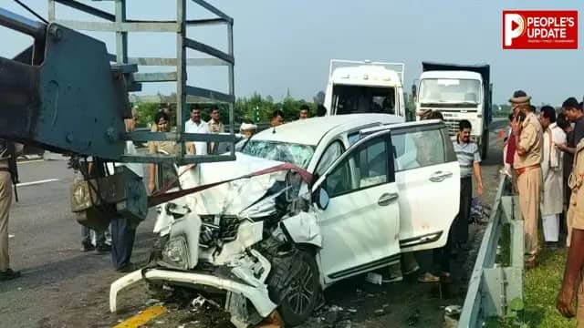 लखनऊ से लौट रहे टेनिस खिलाड़ियों की कार ट्रक से टकराई, 3 की मौत  