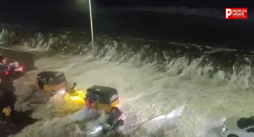 चक्रवात अर्नब का आंध्र में कहर! 150 की रफ्तार से हवाएं, ट्रेनें रद्द और कई राज्यों में अलर्ट 