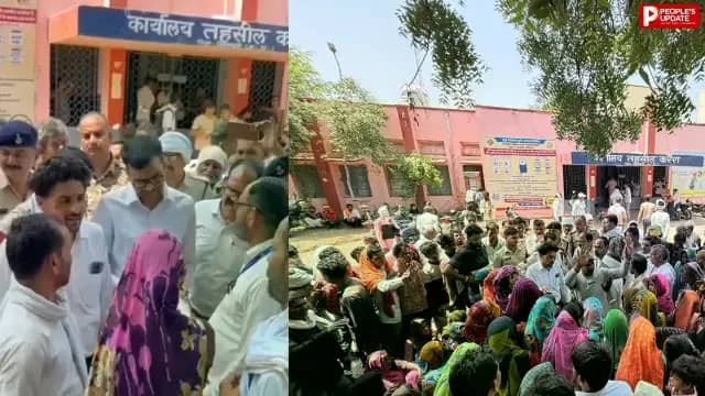 सड़क पर उतरे लोग; ट्रांसफर रद्द करने की मांग की