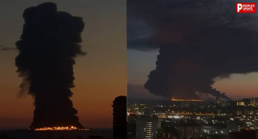 Russia Oil Tanker Fire: रूस के सोची के पास तेल टैंकर में लगी भीषण आग, यूक्रेनी ड्रोन हमले का दावा; 23 भारतीय क्रू सदस्य सुरक्षित