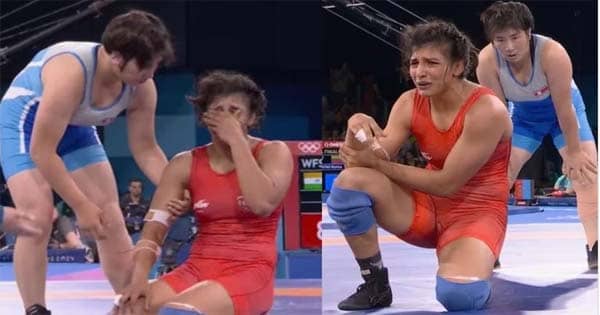 Paris Olympic 2024 : कंधा टूटा लेकिन जज्बा बरकरार, एक हाथ से लड़ीं भारतीय रेस्लर निशा दहिया, मैच हारा लेकिन जीत लिया दिल