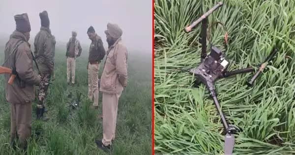भारतीय सीमा पर पाक की ‘नापाक’ हरकत! पंजाब में फिर घुसा पाकिस्तानी ड्रोन, BSF ने मार गिराया