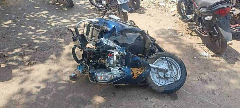 युवक को भारी वाहन ने कुचला, घटनास्थल पर ही मौत हो गई