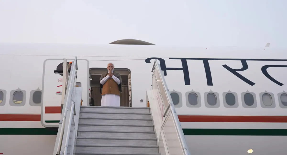 तीन दिन की यात्रा पर रवाना हुए PM मोदी, टॉप लीडर्स से करेंगे मुलाकात; ट्रंप ने किया बायकॉट