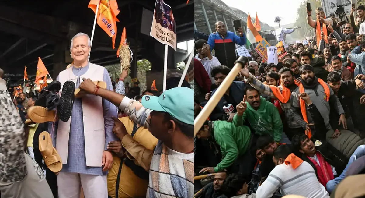 दिल्ली में VHP का प्रदर्शन, बांग्लादेश ने भारतीय उच्चायुक्त को किया तलब; वीजा सेवाएं बंद
