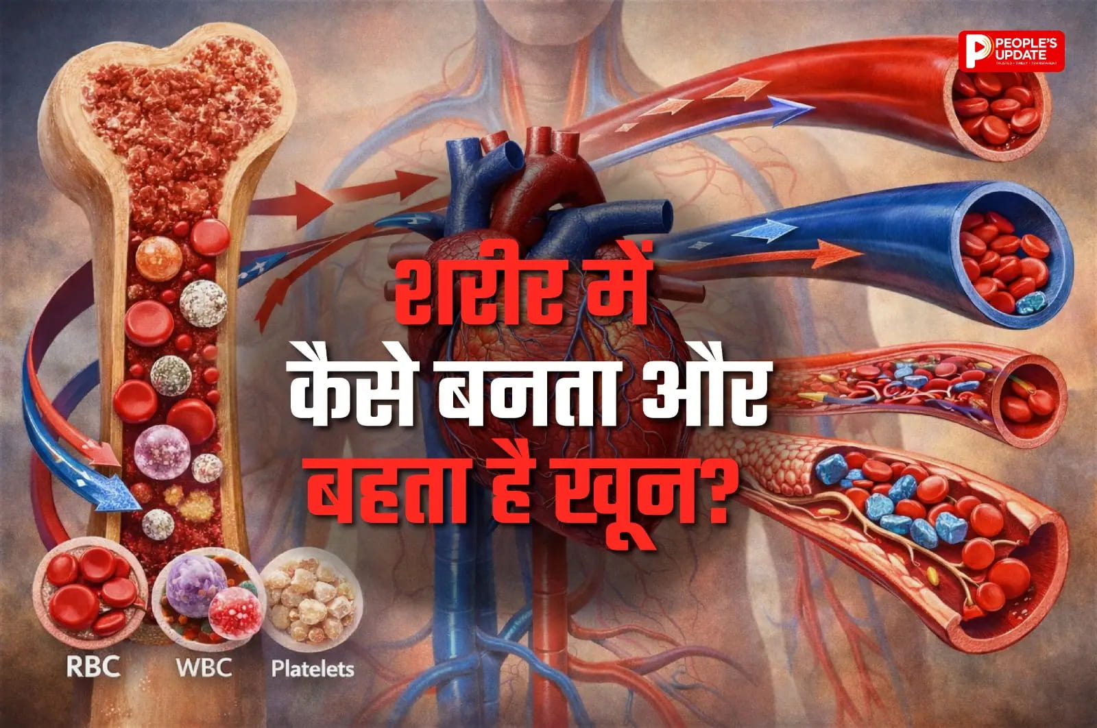 हड्डियों से लेकर दिल तक समझिए ब्लड सर्कुलेशन की पूरी कहानी
