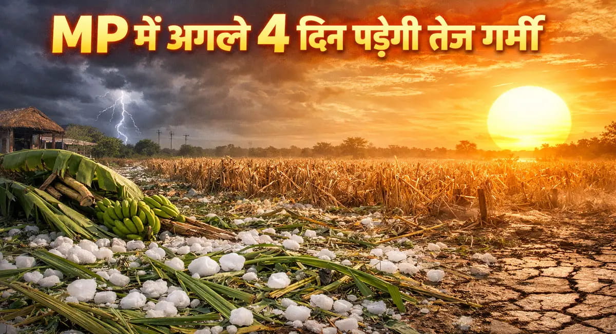 पहले आंधी-बारिश... अब लू का खतरा, 17 जिलों में ओलावृष्टि से फसलें बर्बाद; अगले 4 दिन पड़ेगी तेज गर्मी 