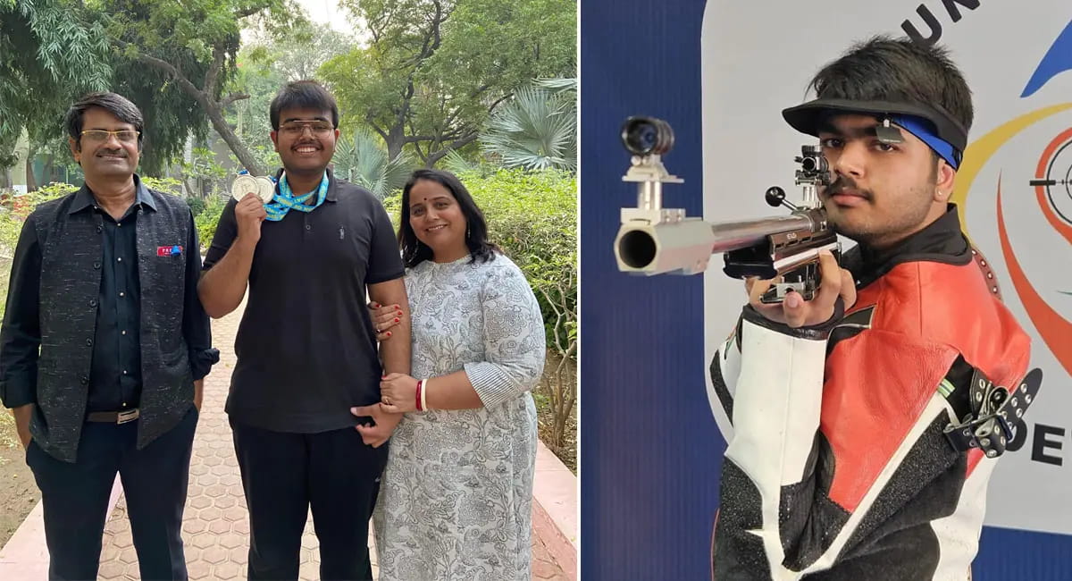 बंदूकों के शौकीन MP शूटिंग अकादमी के शूटर कुशाग्र जूनियर वर्ल्डकप में दिखाएंगे राजपूताना अंदाज