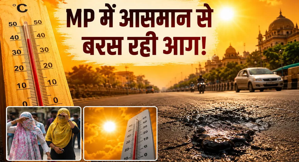 आसमान से बरस रही आग! 12 शहरों में तापमान 43°C पार, 37 जिलों में हीटवेव का अलर्ट